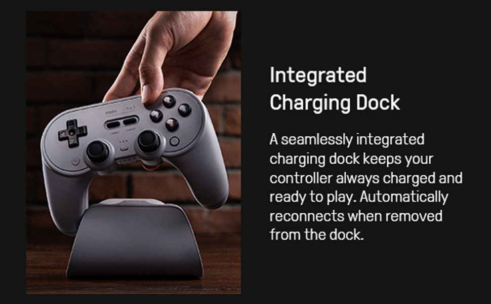 8BitDo Pro 3 Bluetooth Controller for Switch/Switch2,Windows,Apple,SteamOS,Android, TMR Joysticks