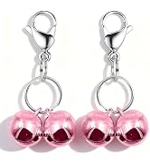 IVIA PET 4 Sets Cat Bell for Dog Collar Charm Training Pet Pendant Accessories with 2 Pack Stainl...
