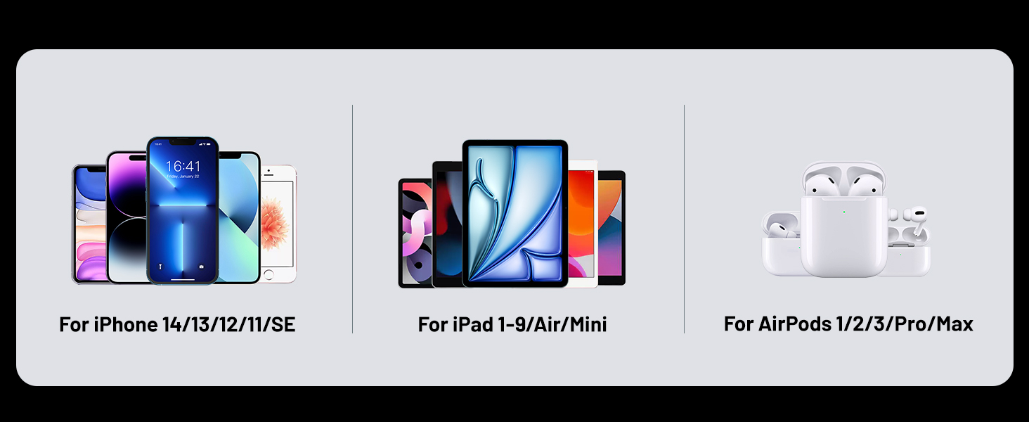 Fast Charging Cable for Apple Watch Charger for Camping Travel Essentials