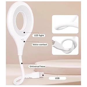 voice-control night light