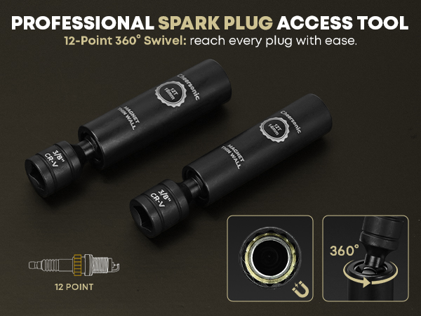 12-tooth magnetic spark plug sleeve