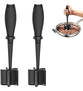 2Pack Meat Chopper, Heat Resistant Meat Masher for Hamburger Meat, Ground Beef Smasher, Nylon Ham...