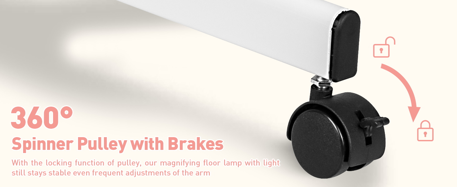 magnifier floor lamp