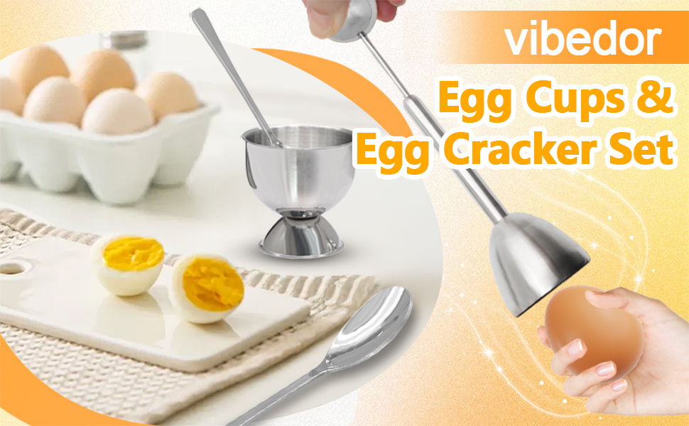 Egg Cups &amp;amp; Cracker Set