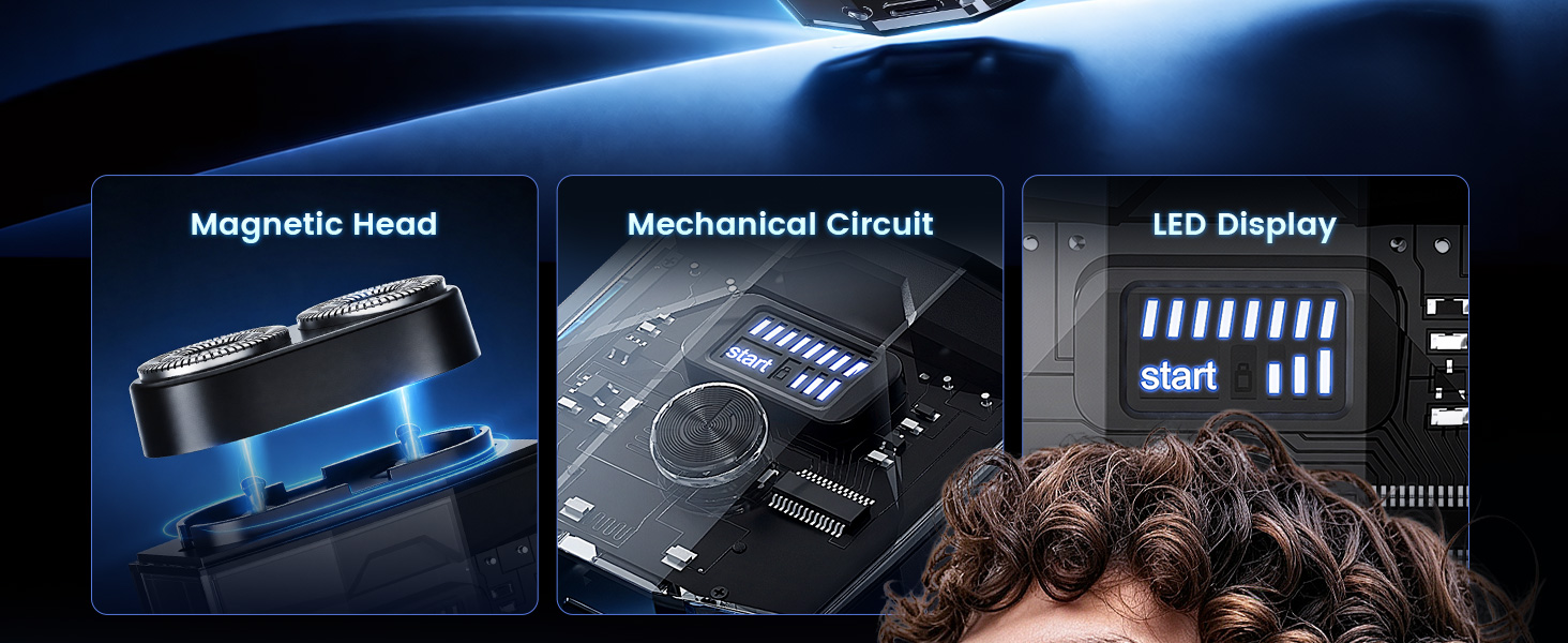 Magnetic Head,Mechanical circuit,Led display