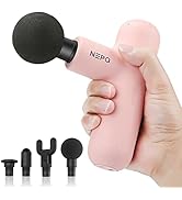 NEPQ Mini Massage Gun, SK6 Fascial Gun Portable Deep Tissue Percussion Muscle Back Head Massager ...