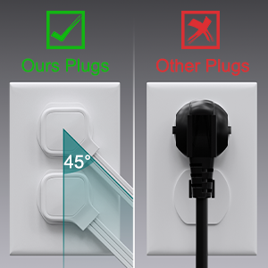 flat plug power strip