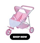 Twinkle Stars Princess Baby Doll Twin Strollers