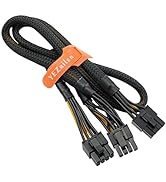 YEZriler ATX CPU 8 Pin Male to Dual PCIe 8 Pin (6+2) Male Power Adapter Sleeved Cable for Corsair...