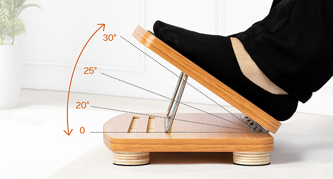 StrongTek Adjustable Under Desk Footrest
