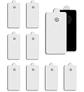 10-Pack TENS Unit Replacement Pads, Rectangular Snap TENS Electrode Pads with self-Adhesion for 5...