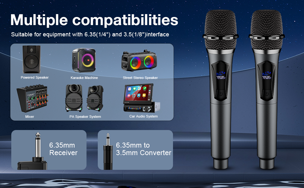 Handheld Cordless Dynamic Mic System