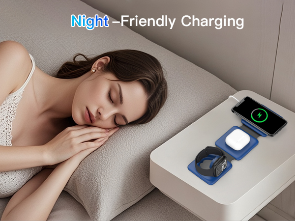 phone and watch charger station for iphone