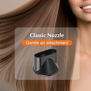 Nozzle for precision styling