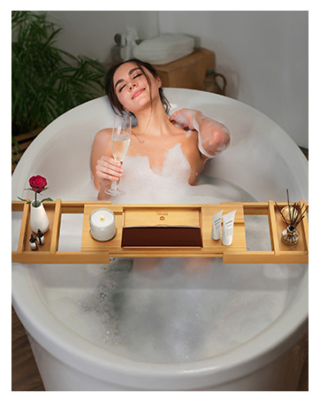 bathtub tray caddy