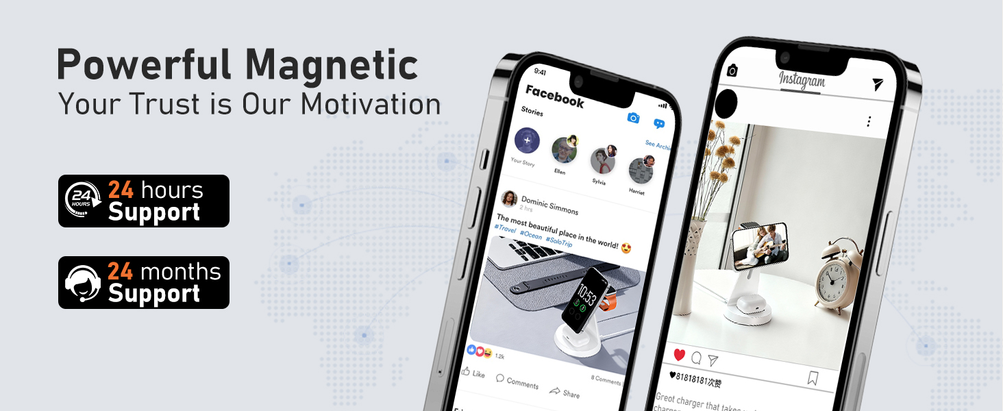 wireless iphone charger fast charging