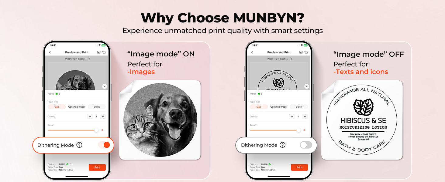 MUNBYN FM226 Label Maker