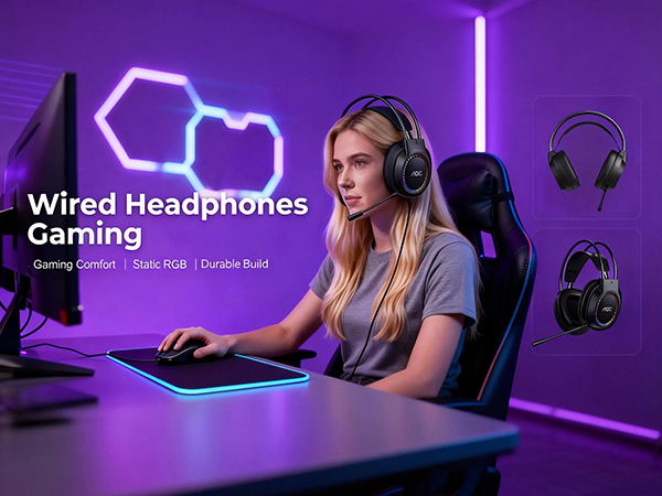 Wired Headphones Gaming