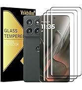 Yskbilm (3 Pack) For Motorola Edge 2025 Screen Protector,HD-Clear 9H Tempered Glass [3D Touch][Bu...