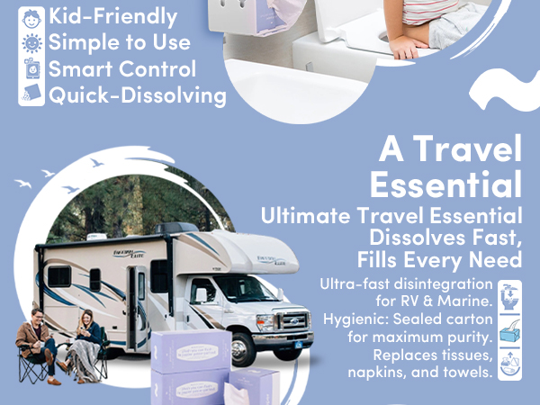 Septic Safe Tube Free Toilet Paper