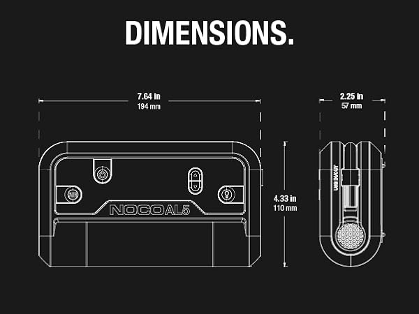 compact tire inflator size 7.64 by 4.33 by 2.25 inches lightweight cordless portable air pump