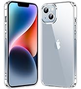 jaroco for iPhone 13 Case 6.1-Inch, Anti-Yellowing Shockproof Phone Bumper Cover, Anti-Scratch Clear