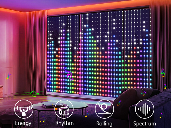 Smart Curtain Lights