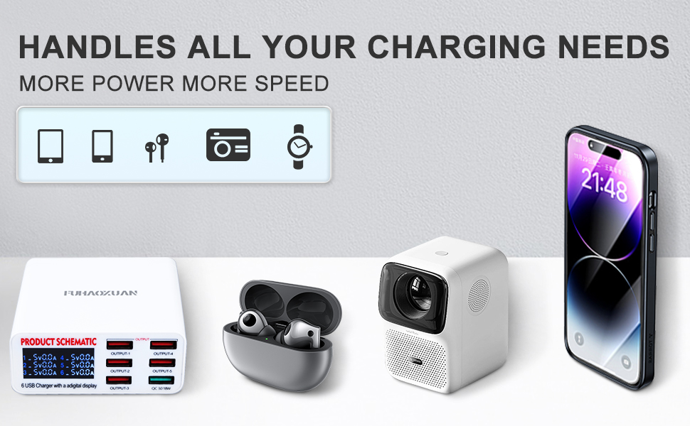 multi usb charger multi device charging station best multi device charger