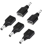 SinLoon USB to DC Adapter USB 2.0 A Female to DC 5.5x2.1mm DC Male Connector Charge Barrel Jack P...