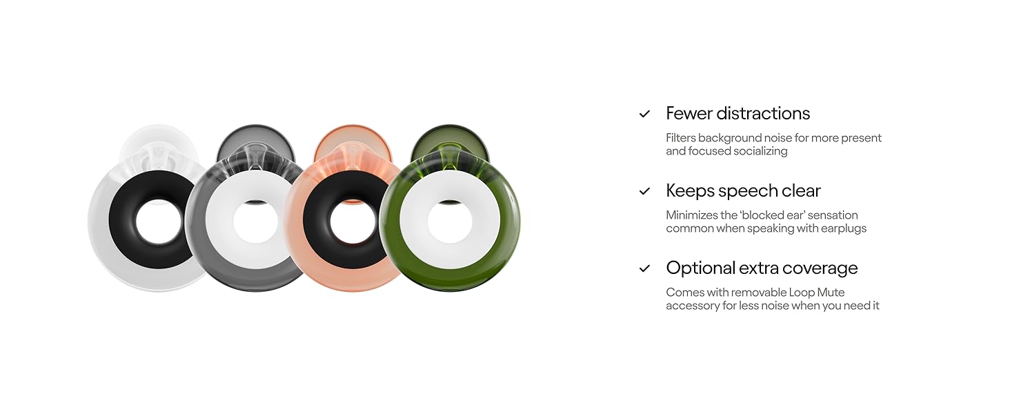 Loop Engage Plus Noise Reducing Earplugs