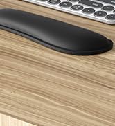 KTRIO Memory Foam Keyboard Wrist Rest, Ergonomic Wrist Rest for Computer Keyboard, Non-Slip Rubbe...