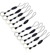 YOUOWO 10 pcs Nylon Lanyards for USB Flash Drive Cell Phone Key ipod mp3 mp4 ID card badge Small ...