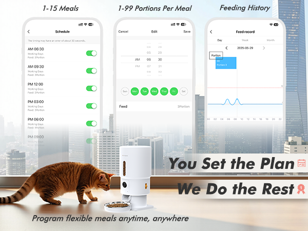 automatic cat feeder cat food dispenser automatic dog feeder cat automatic feeder pet feeder