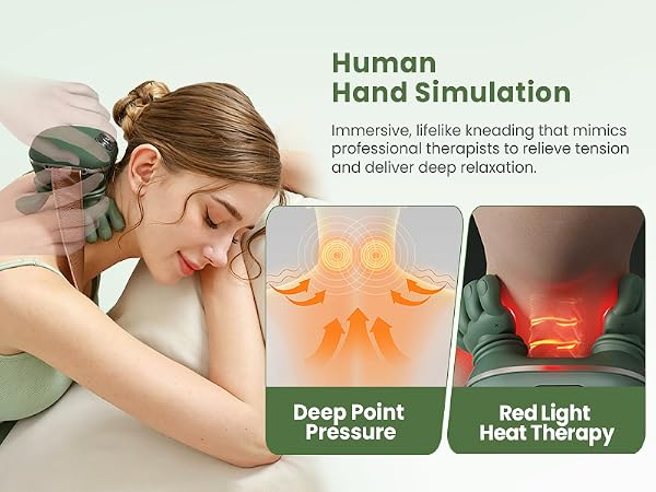 2026 Upgrade Edition 4D Neck Massager with Heat