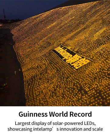 Largest display of solar-powered LEDs