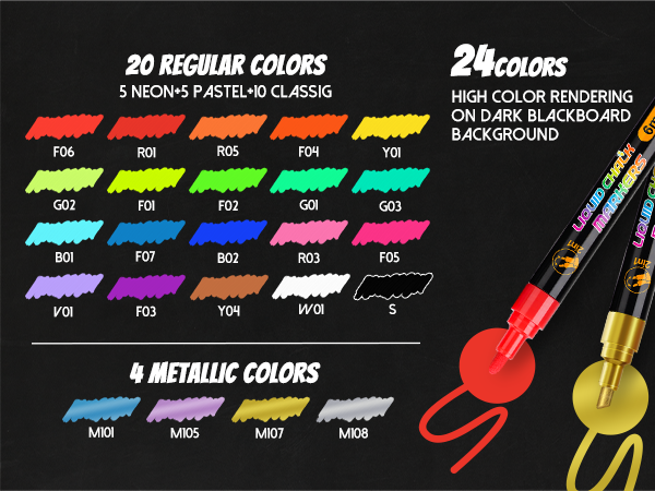 Liquid Chalk Markers