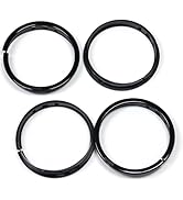 BOPOREAE 4 pcs Opened Black Snap Bushing 3-1/8" (80 mm) Mounting Dia, Plastic Cable Hole Grommets...