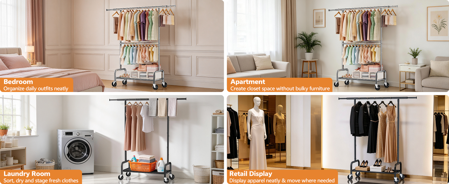 HEAVY DUTY CLOTHES RACK