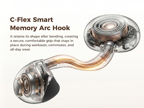 C-Flex Smart Memory Arc Hook creating a secure, comfortable grip