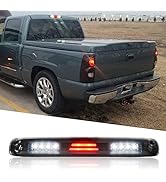 LESAUCE 3rd Third Brake Light Assembly, High Mount Stop Light Replacement for 1999 to 2007 GMC Si...