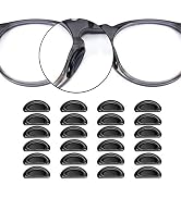 SMARTTOP Nose Pads for Glasses, 12 Pairs Stick On Silicone Anti-Slip Sunglasses Nose Pads for Pla...