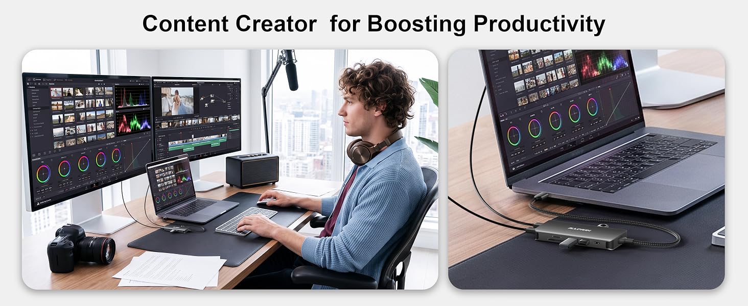 docking station dual monitor for laptop