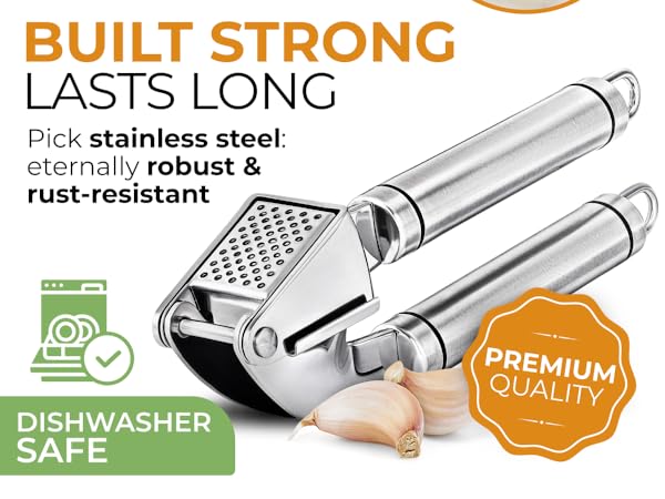 garlic press garlic press stainless steel garlic crusher