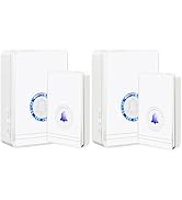 Greencycle Wireless Doorbells for Home,Wireless Doorbell,Door Bell Ringer Wireless,48 Ringtones,4...