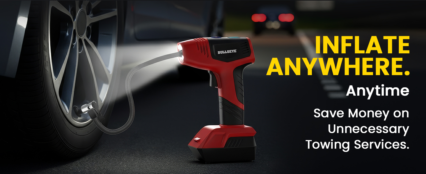 BULLSEYE PRO AIR TIRE INFLATOR