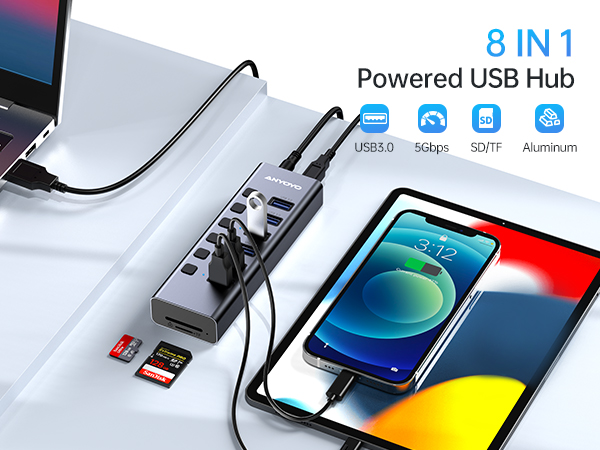 8-IN-1 USB HUB