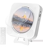 Austepax CD Player Portable with Bluetooth Portable CD Player with Speakers Small CD Player Porta...