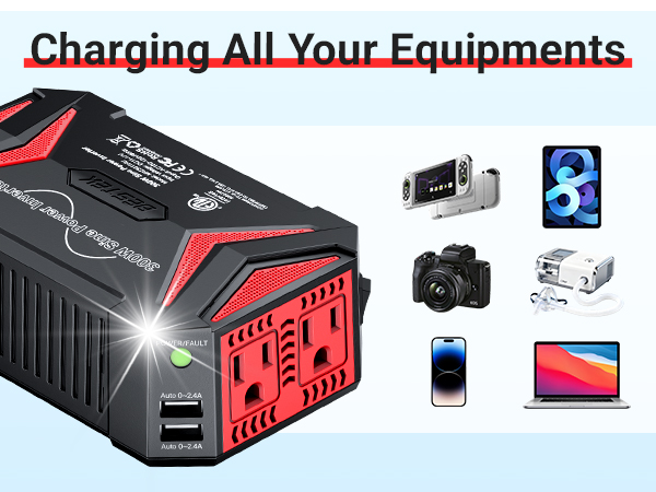 power inverter suit for phone laptop cpap