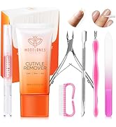 Modelones Cuticle Remover Kit - Cuticle Remover Cream &amp; Cuticle Oil, Cuticle Care Kit w/Cuticle T...