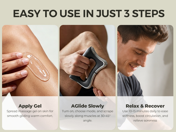easy to use in just 3 steps